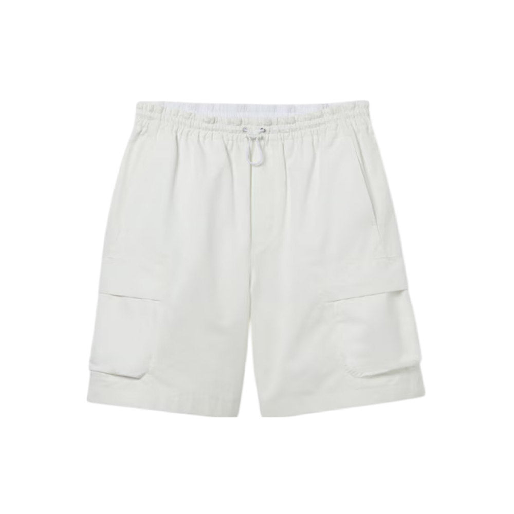 구찌 화이트 코튼 포플린 엘라스틱 웨이스트 카고 쇼츠