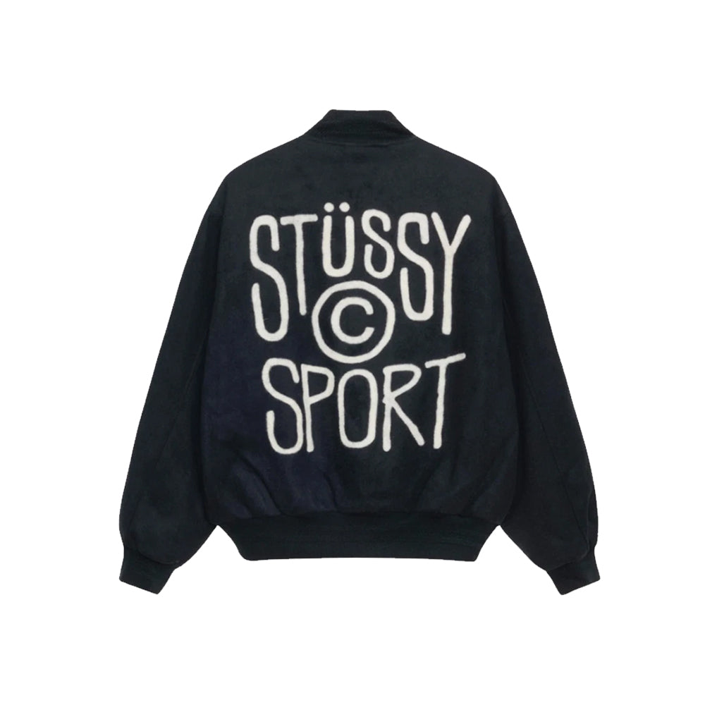 스투시 스포츠 멜튼 바시티(블랙) (국내배송)