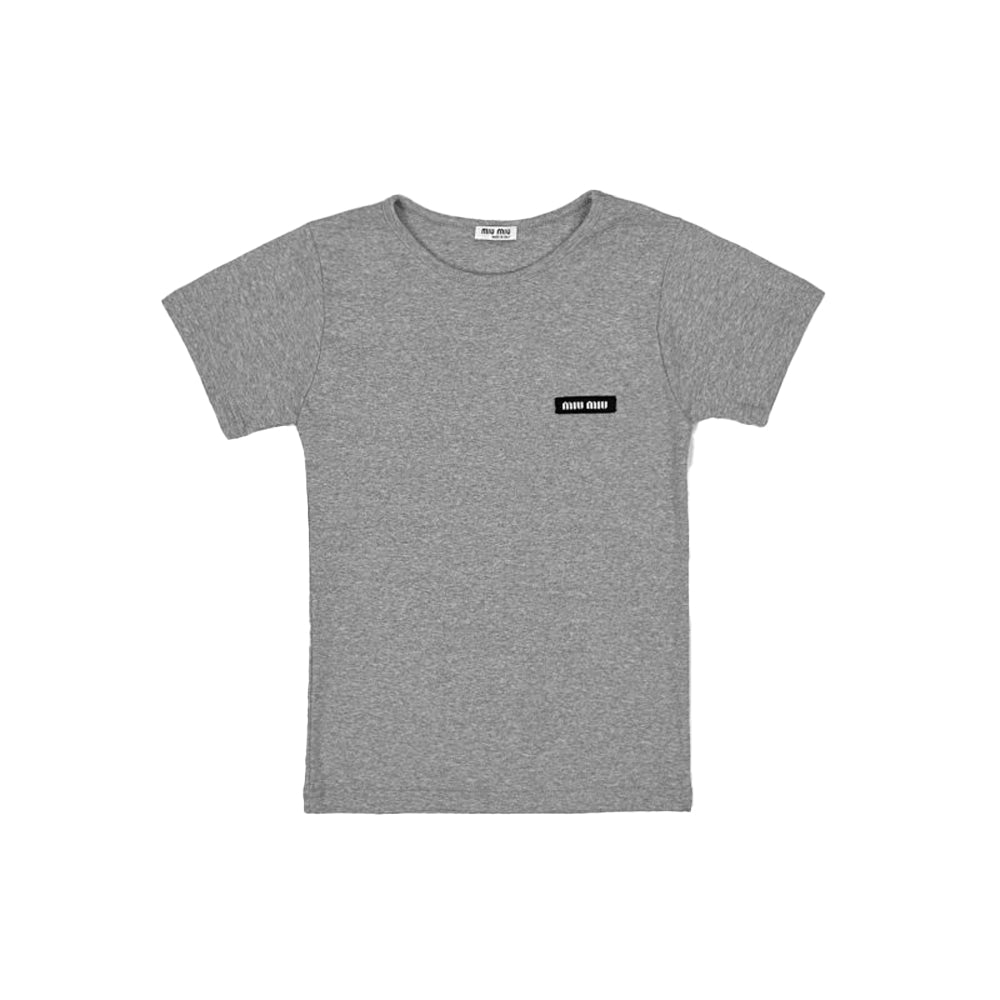 미우미우 립조직 저지 티셔츠 (국내배송)(2COLOR)