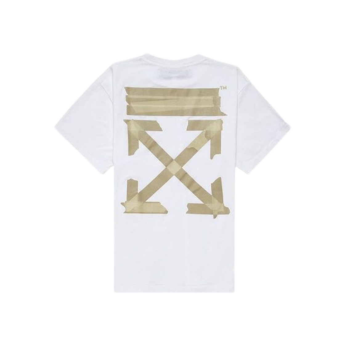 오프화이트 테이프 에로우 티셔츠 (당일배송)(국내배송)