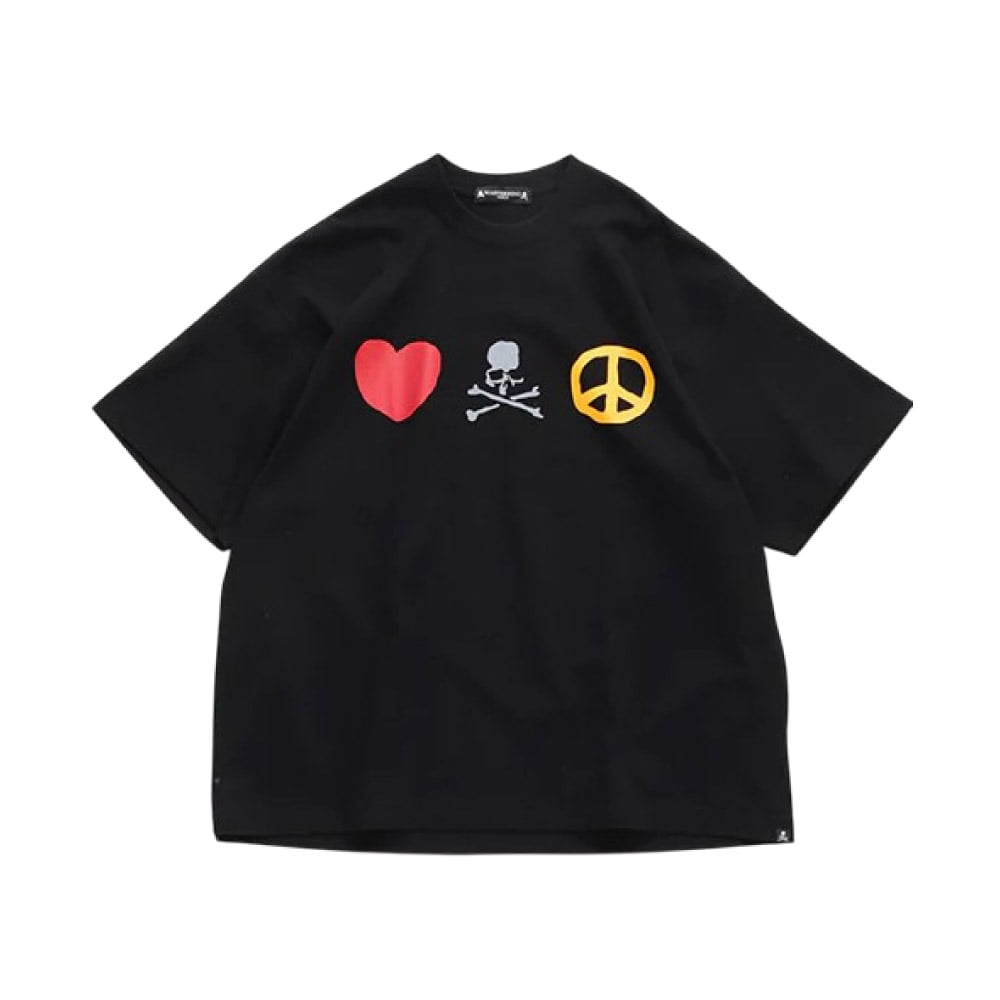 마스터마인드월드 블랙 MW O 인 양 피스 티셔츠