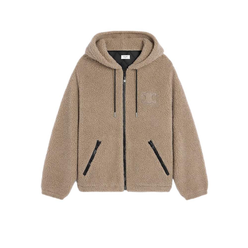 셀린느 후드자켓 울 코튼 플리스