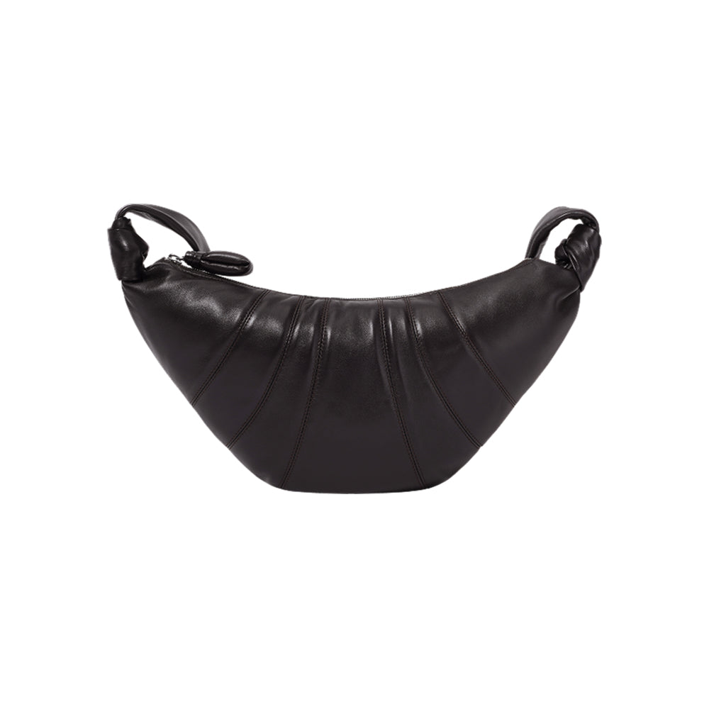 르메르 미디엄 크루아상 나파 백 브라운