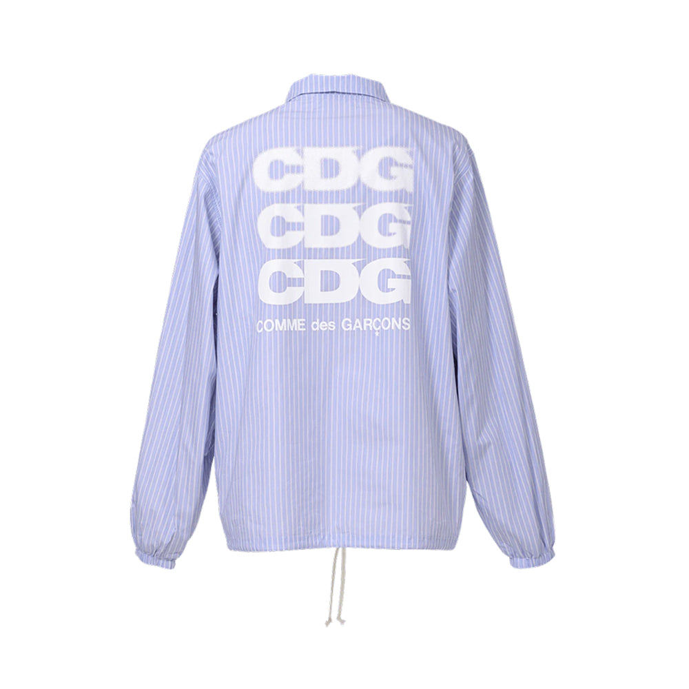 꼼데가르송 코치 자켓 코튼 스트라이프