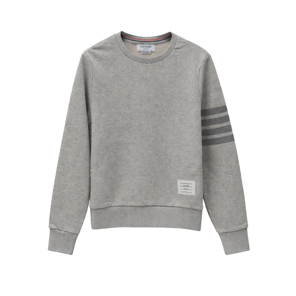 톰브라운 코튼 4바 크루넥 맨투맨 그레이(국내배송)(당일배송)