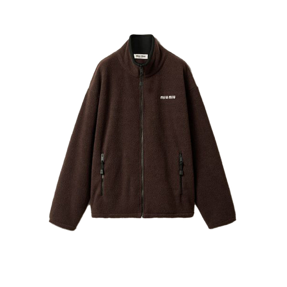 미우미우 코튼 플리스 집업 자켓(국내배송)(당일배송)