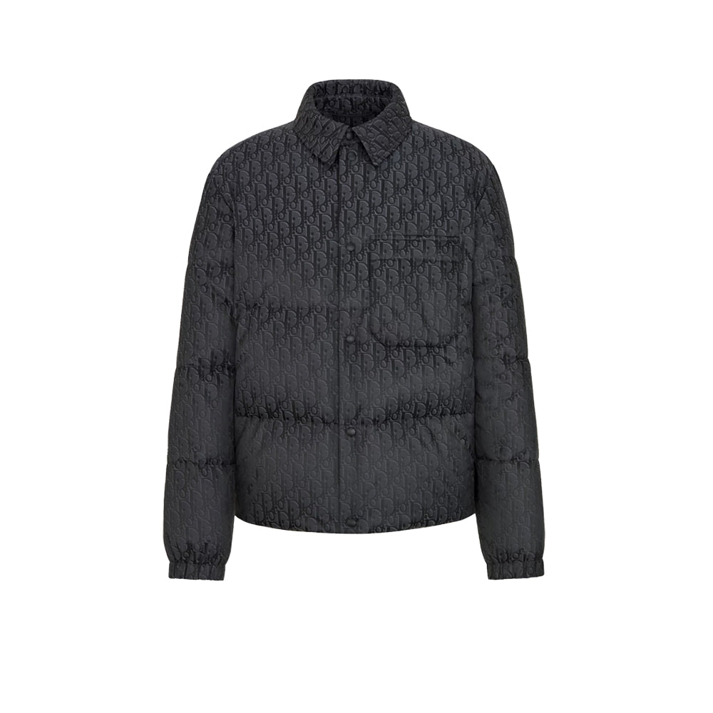 디올 오블리크 다운 오버셔츠