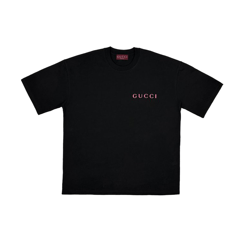 구찌 핑크 프린트 코튼저지 티셔츠 (국내배송)(3SIZE)(2COLOR)