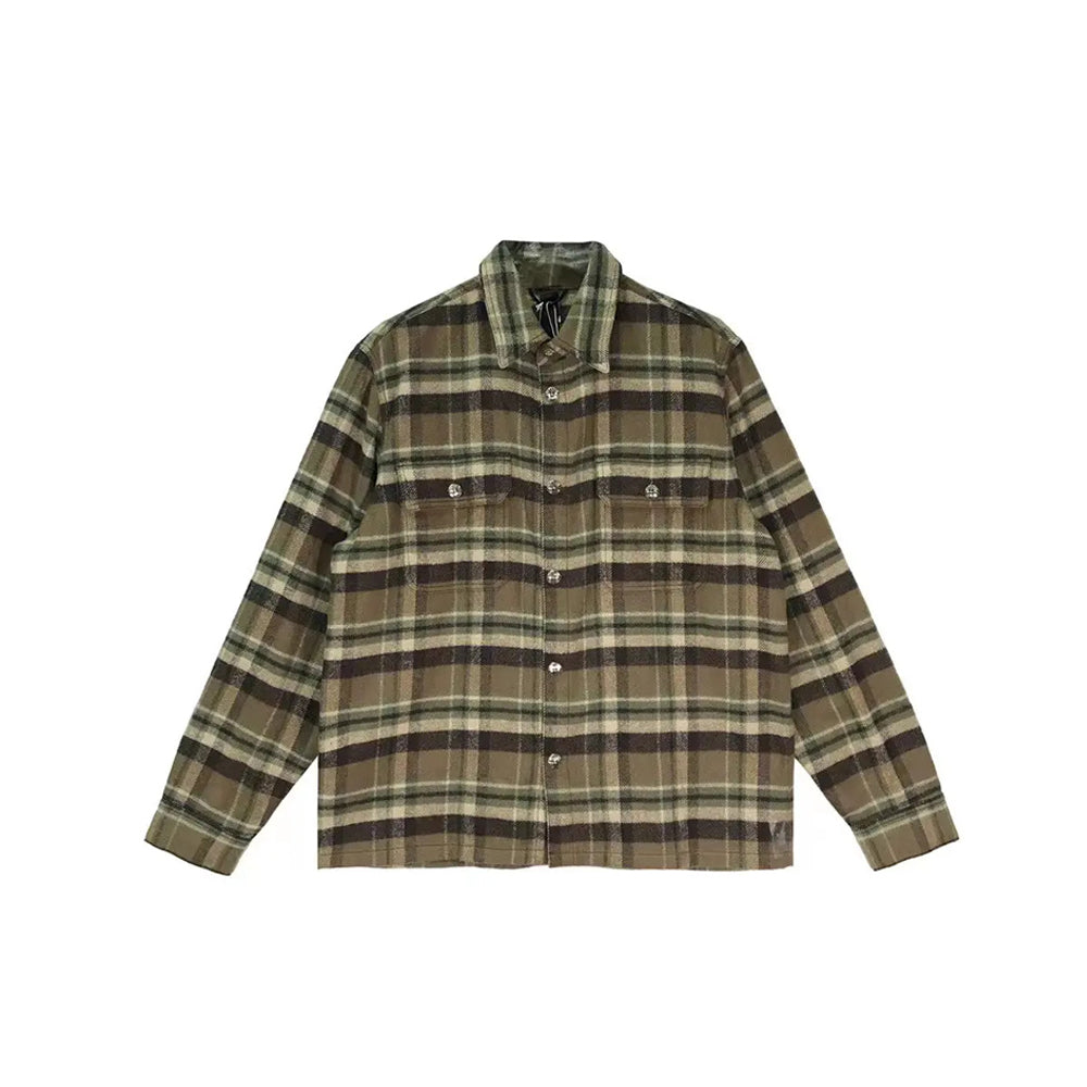 크롬하츠 플란넬 체크셔츠