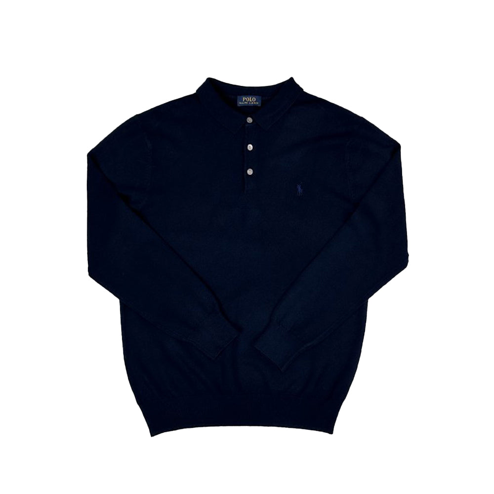 폴로 엠브로이더리 카라 니트(국내배송)(2color)