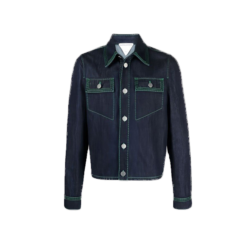 보테가베네타 오버로크 스티치 데님자켓 (국내배송) (당일배송)