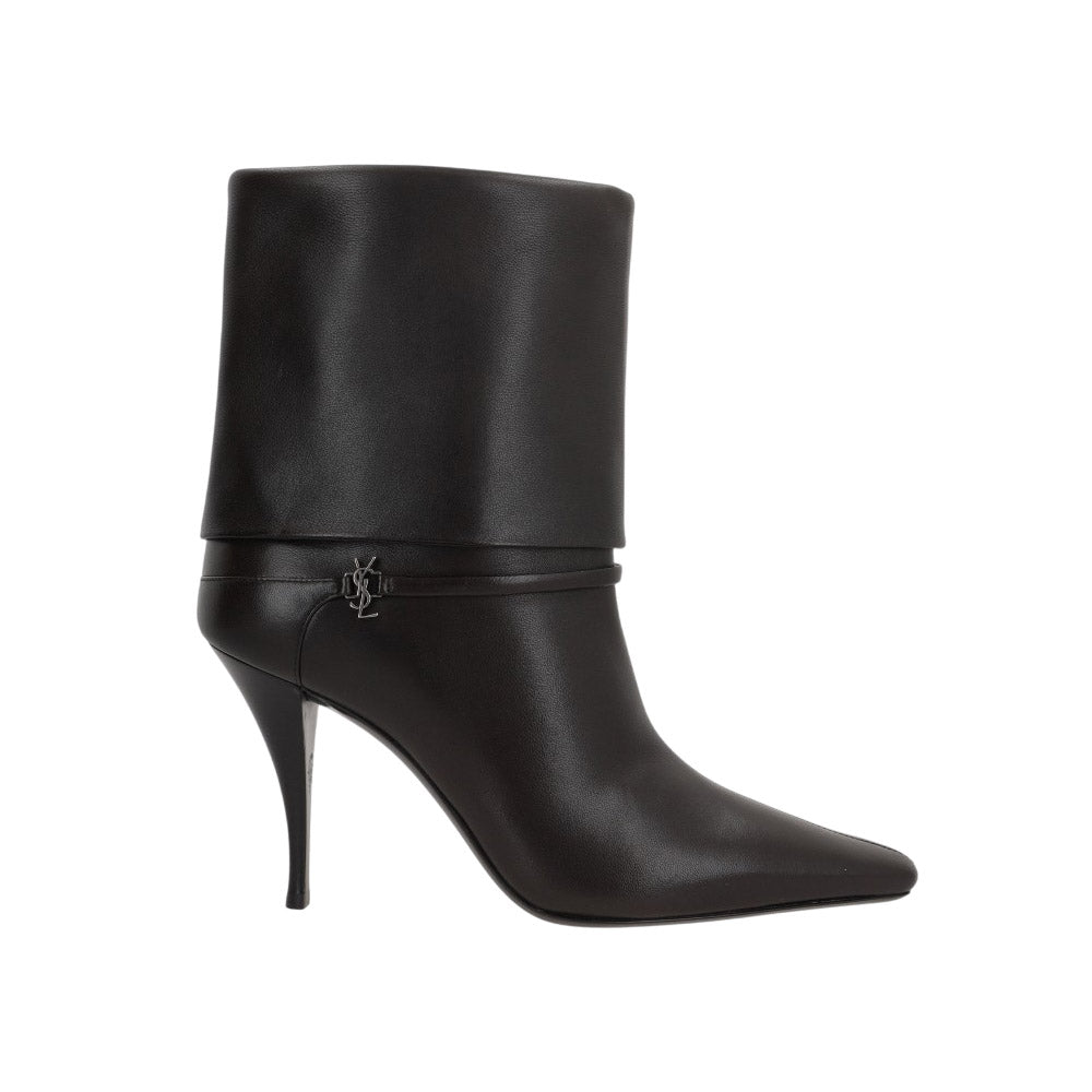 생로랑 앵클부츠 블랙
