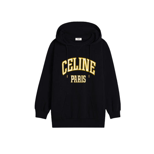 셀린느 코튼플리스 후드(옐로우&화이트) (국내배송)