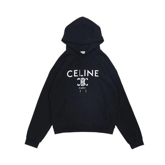 셀린느 코튼플리스 파리 트리오페 후드(블랙) (국내배송)