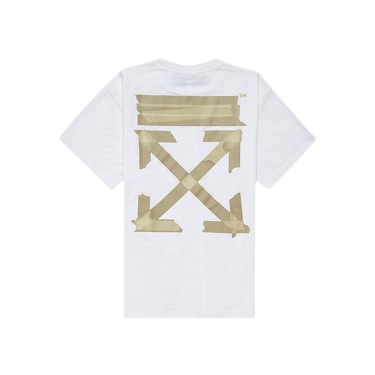 오프화이트 테이프 에로우 티셔츠 (당일배송)(국내배송)