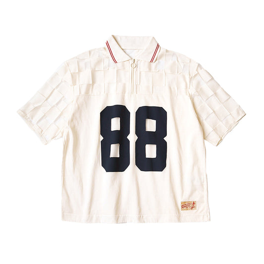 캐피탈 오팔 저지 쉬어 플래그 집업 폴로티셔츠 (2STYLE)  (국내배송)