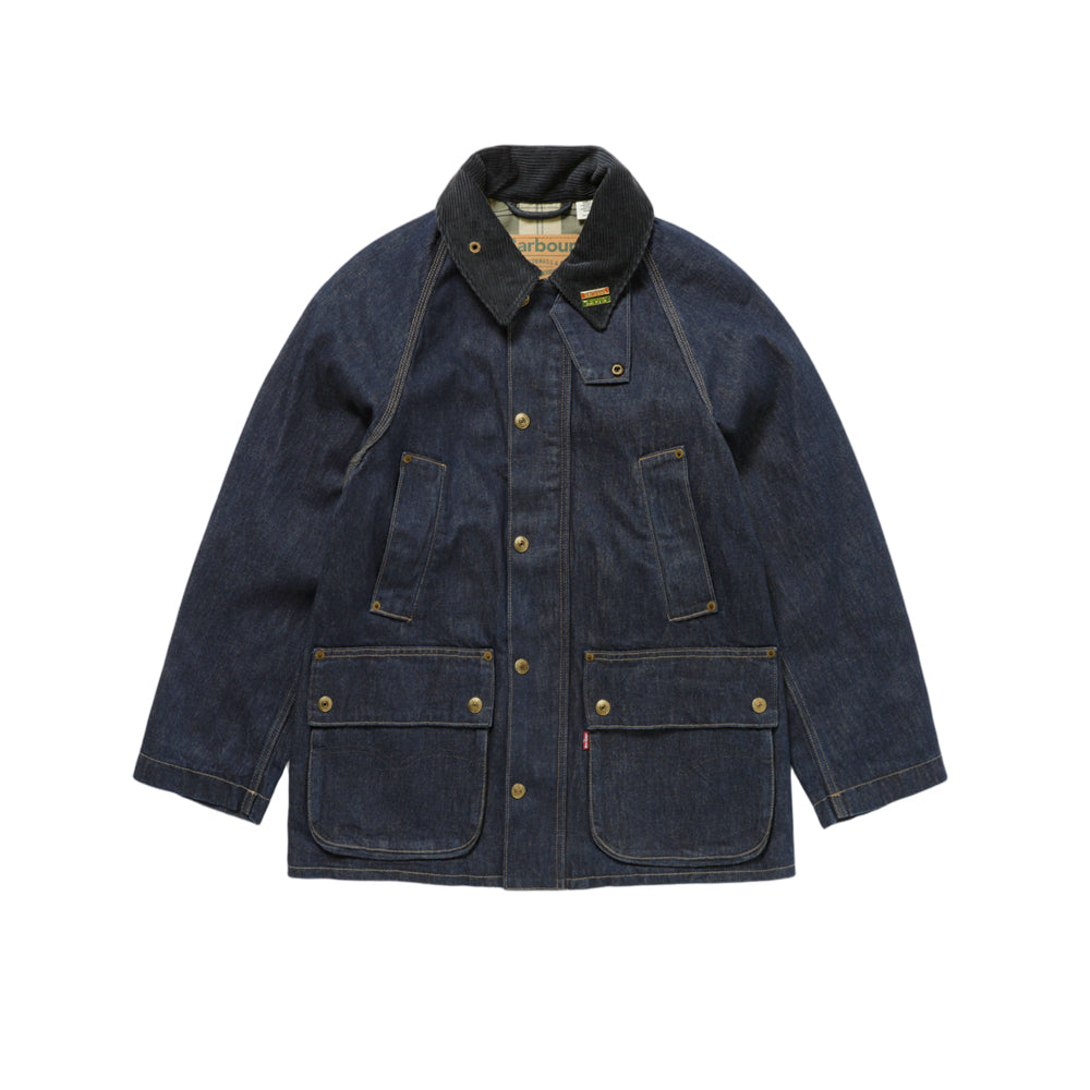 리바이스 X 바버 오버사이즈 비데일 자켓 다크 린스드 데님