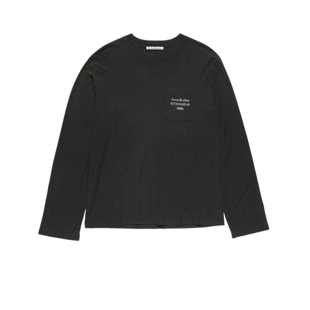 아크네 스튜디오 포켓 페이딩 로고 티셔츠(3COLOR)