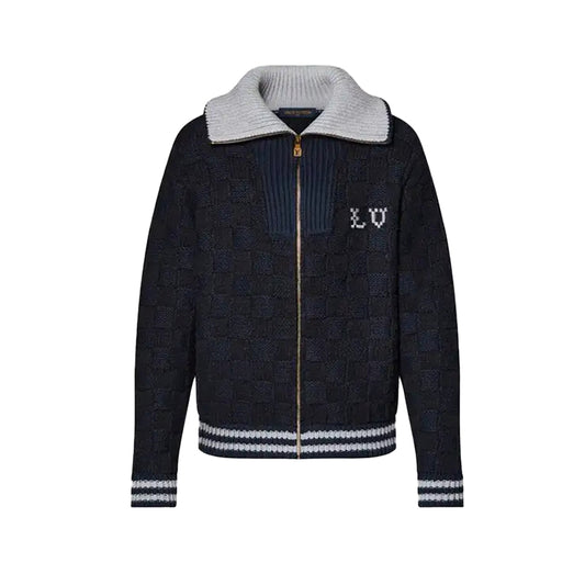 루이비통 다미에 니트 블루종