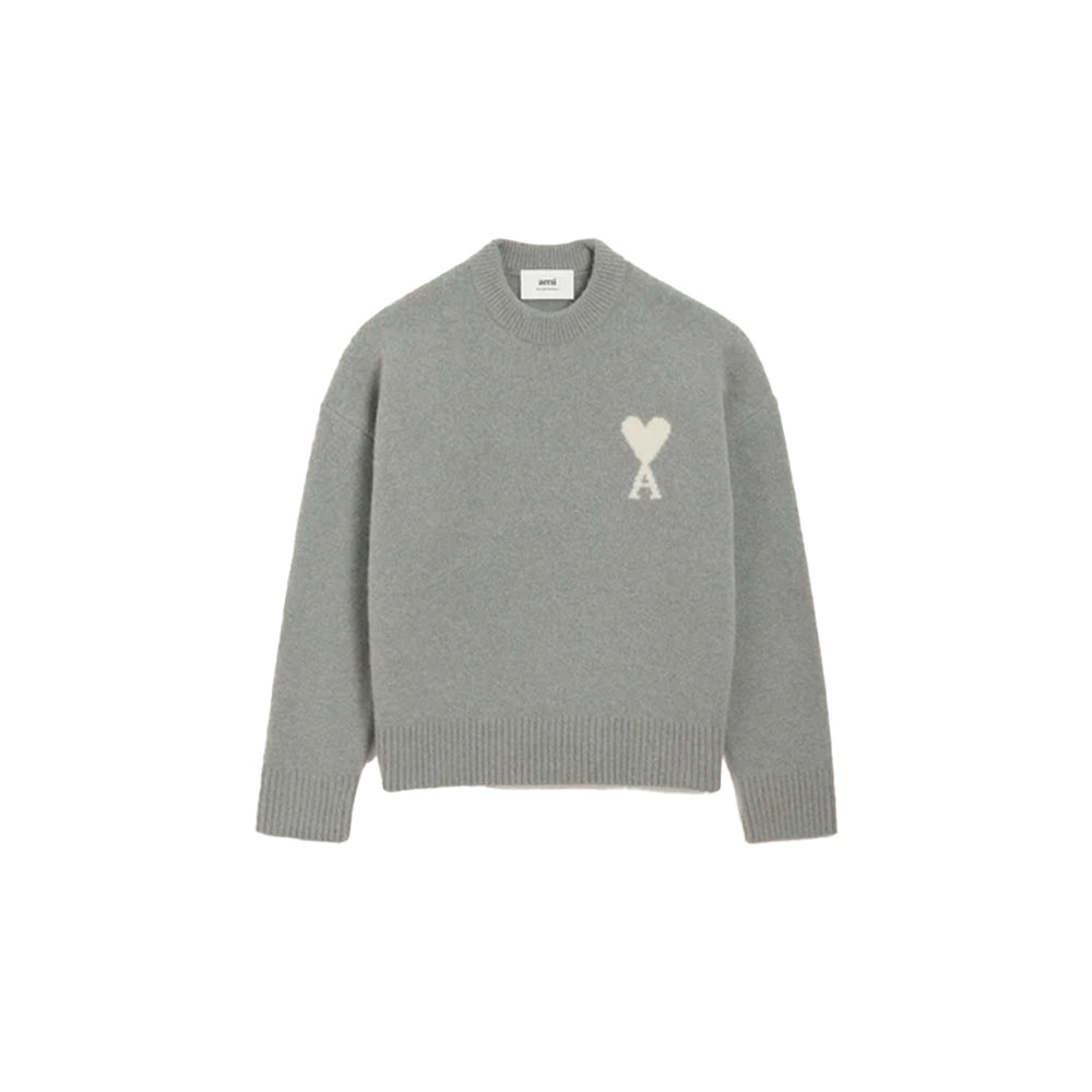 아미 알파카 크루넥 니트 스웨터