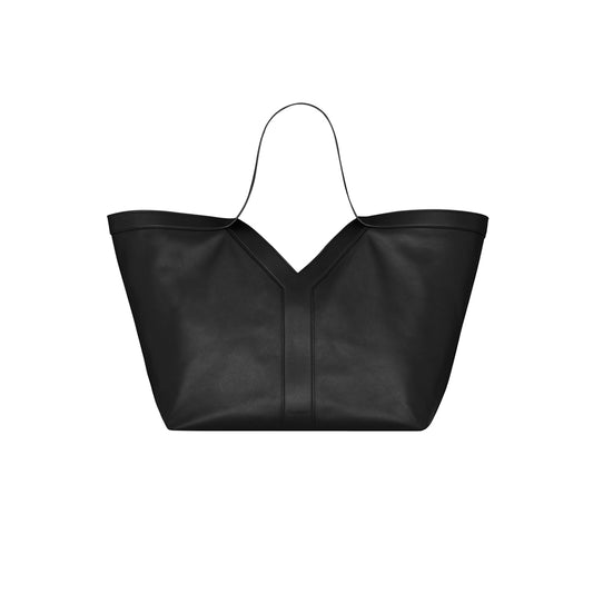 생로랑 Y토트 그레인드 레더 블랙