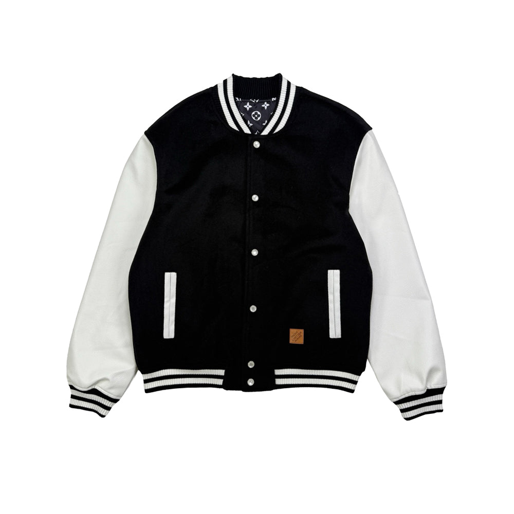 루이비통 레더 시그니처 바시티 자켓