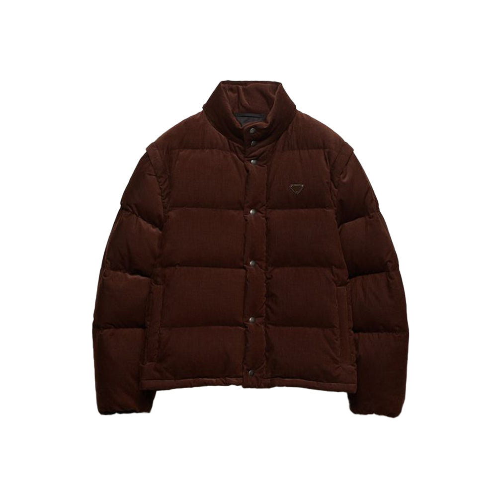 프라다 미디엄 웨이트 코드류이 다운자켓(2COLOR)