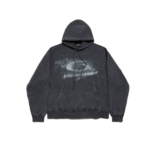 발렌시아가 워시드 크레용 루프 오버사이즈 후디