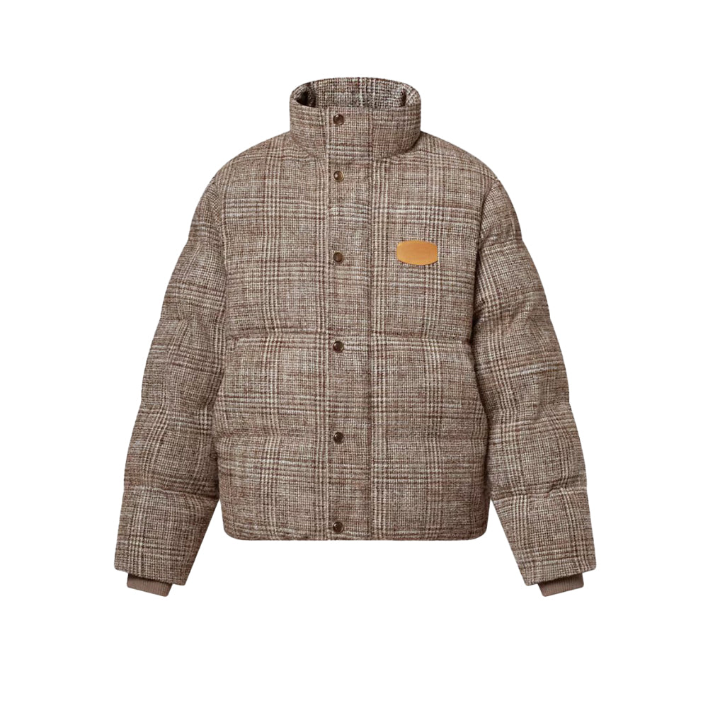 루이비통 트위드 다운 블루종