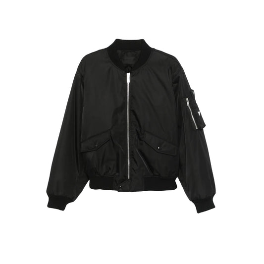 프라다 트라이앵글 로고 봄버 MA-1 자켓