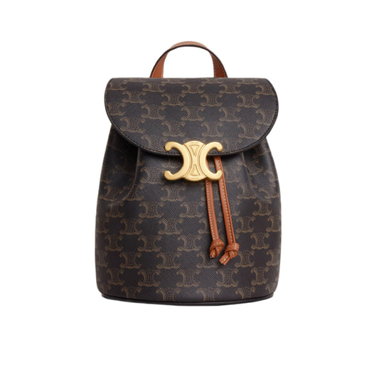 셀린느 트리옹프 보니 백팩 캔버스&카프스킨