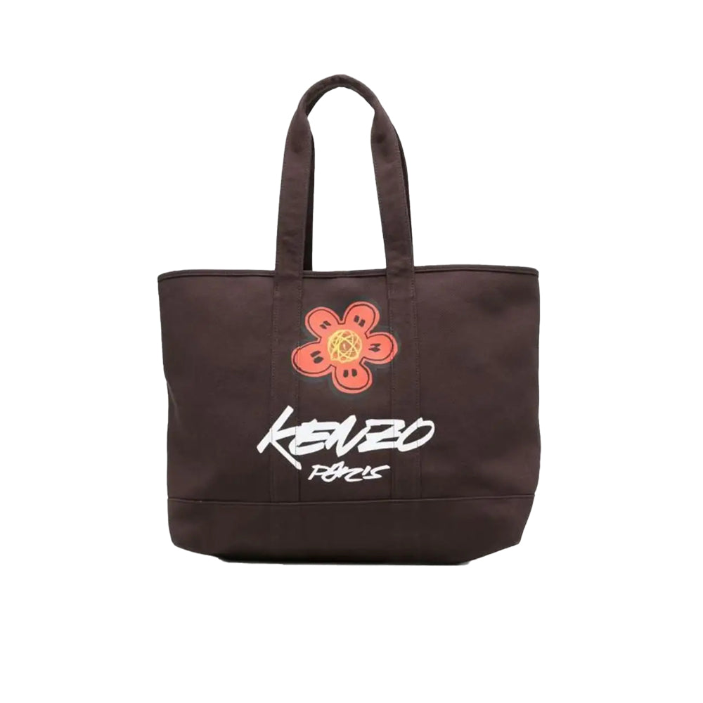 겐조 X 퓨추라 2000 라지 플라워 프린트 토트백
