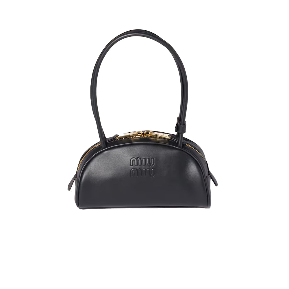 미우미우 보 레더 블랙백