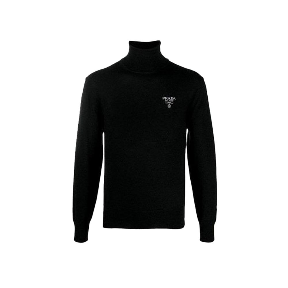 프라다 슈퍼파인 울 터틀넥 블랙(국내배송)(당일배송)