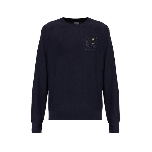 로에베 아나그램 루이스웨인 자수 스웨터