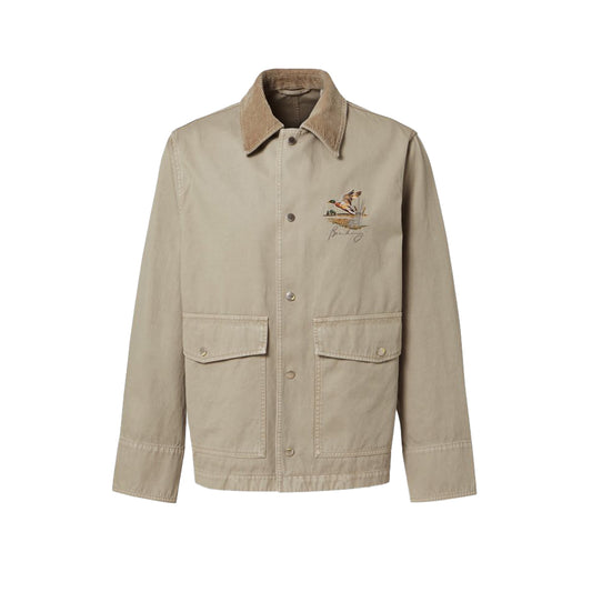 버버리 엠브로이더리 코튼 트윌 필드 자켓(국내배송)(당일배송)