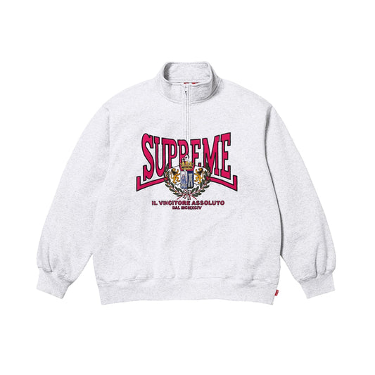 슈프림 크레스트 아플리케 하프 집 풀오버(4COLOR)