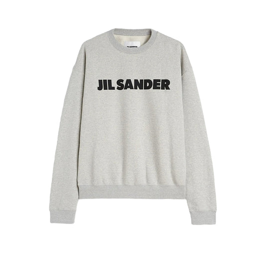 질샌더 로고 코튼 스웨트셔츠(3COLOR)