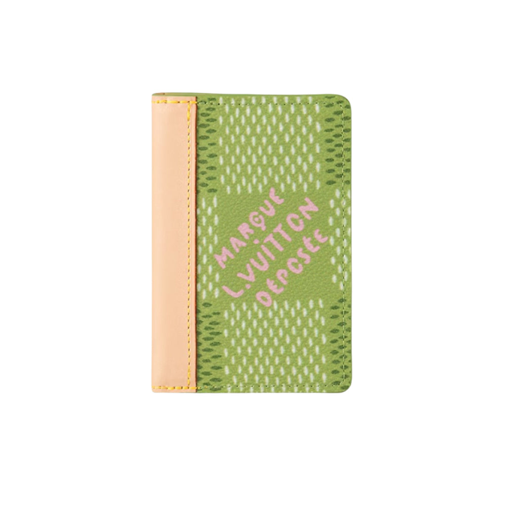 루이비통 그린 골프코팅 오거나이저 카드지갑