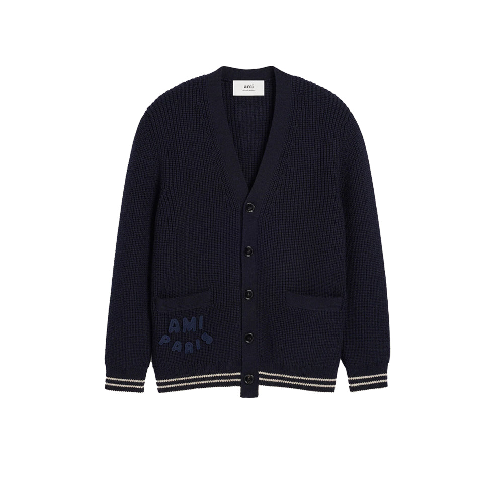 아미 칼리지 립 울가디건(2COLOR)