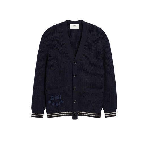 아미 칼리지 립 울가디건(2COLOR)