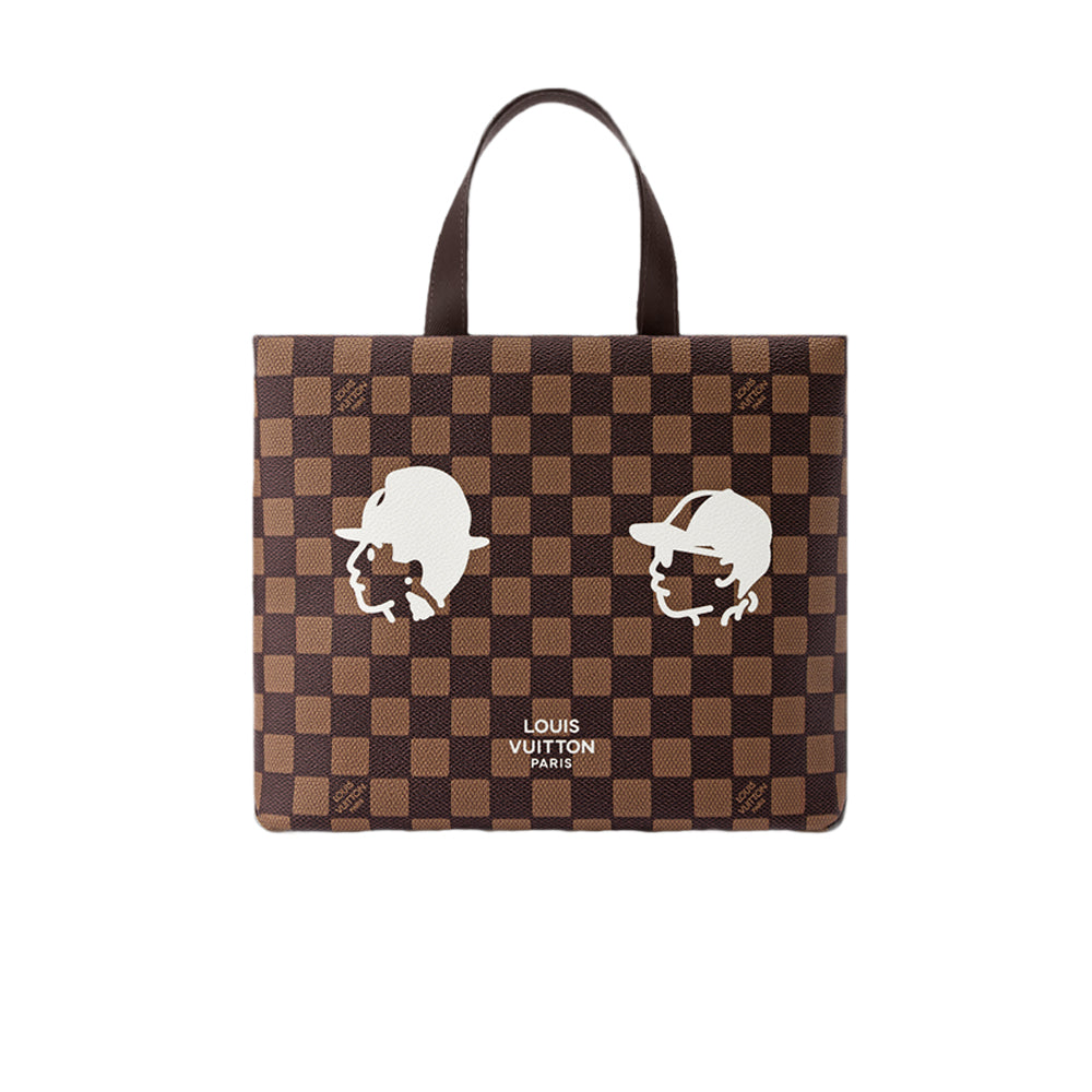 루이비통 미니 쇼퍼 토트 퍼렐 X 니고 브라운