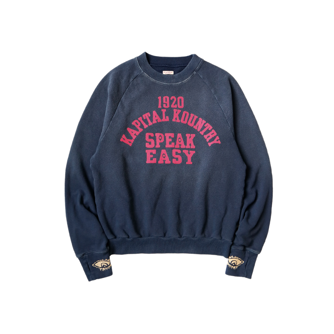 캐피탈 래글런 크루넥 플리스 스웨트 셔츠  (국내배송)