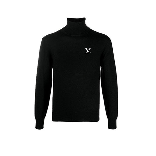 루이비통 디테일 터틀넥 스웨터