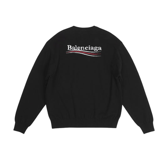 발렌시아가 폴리티컬 캠페인 로고 자수 맨투맨(국내배송)(4color)