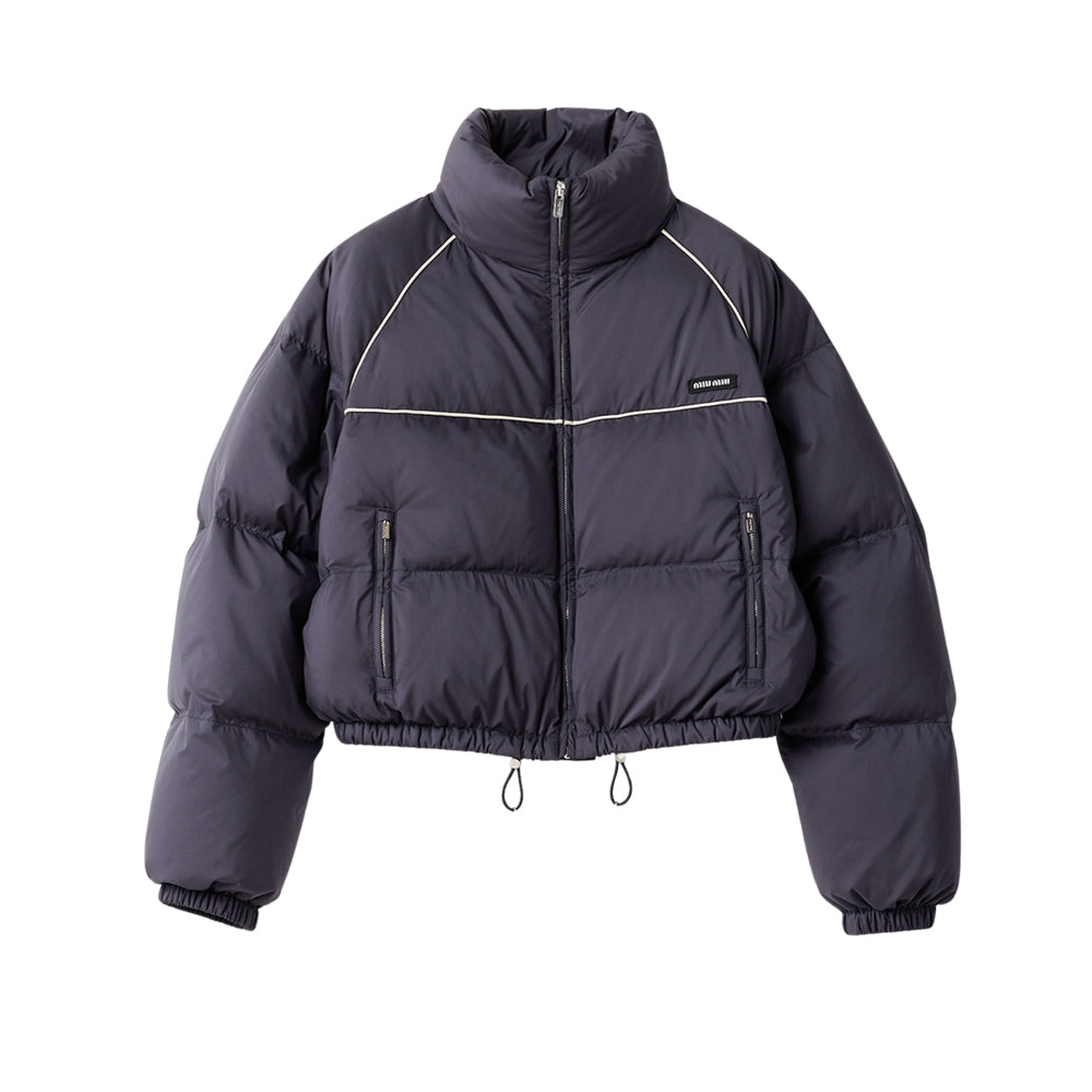 미우미우 테크니컬 폰지 다운 자켓