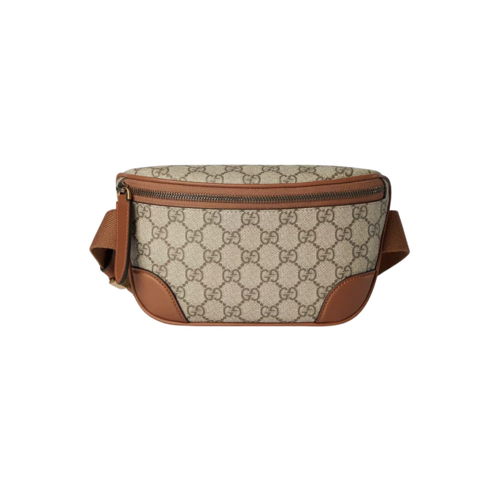 구찌 GG엠블럼 스몰 벨트백 브라운