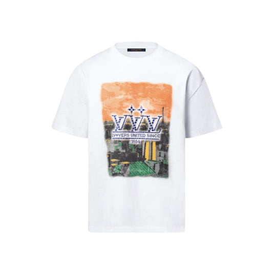 루이비통 엠벨리시드 그래픽 코튼 반팔티