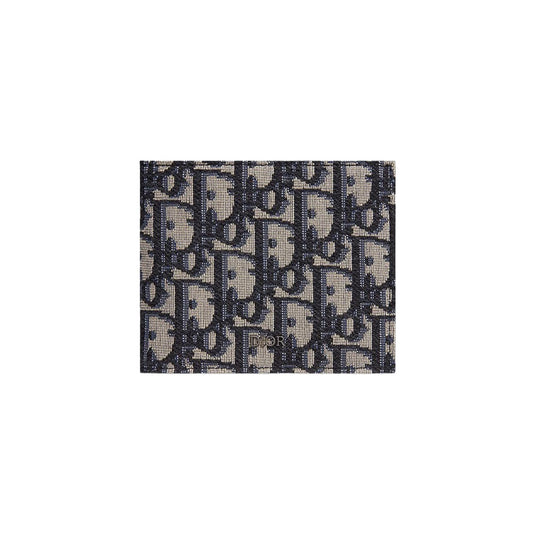 디올 오블리크 자카드 반지갑 (국내배송)