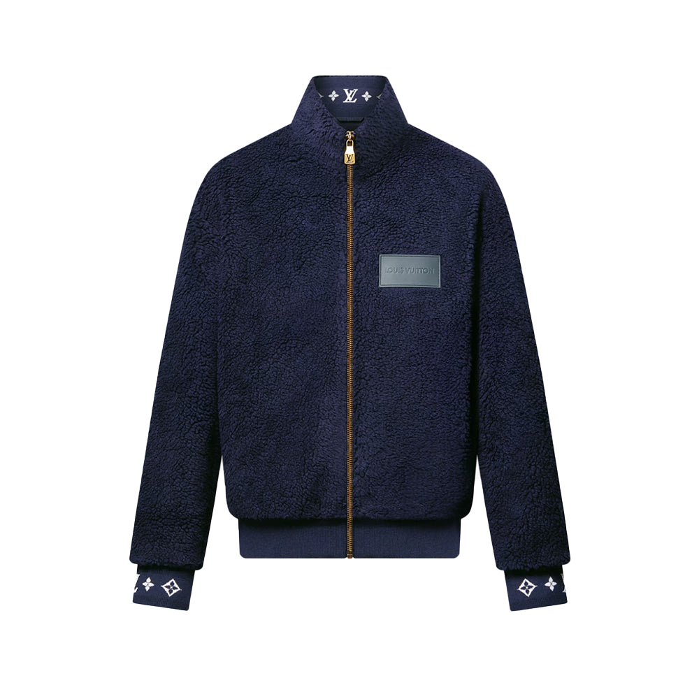 루이비통 레더패치 플리스 블루종 점퍼 (국내배송)